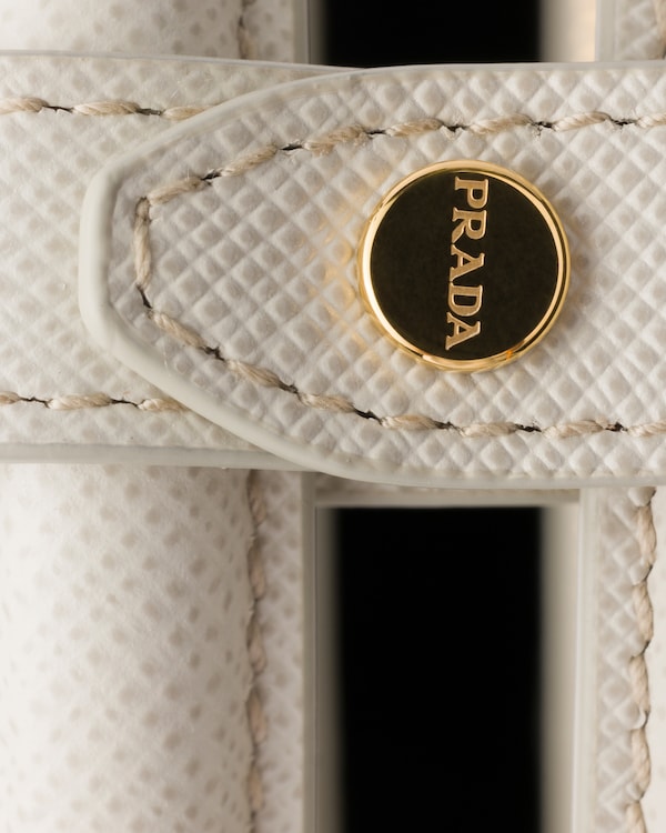 Prada Galleria medium Saffiano leather bag - Chalk White Prada Galleria medium Saffiano leather bag - Chalk White