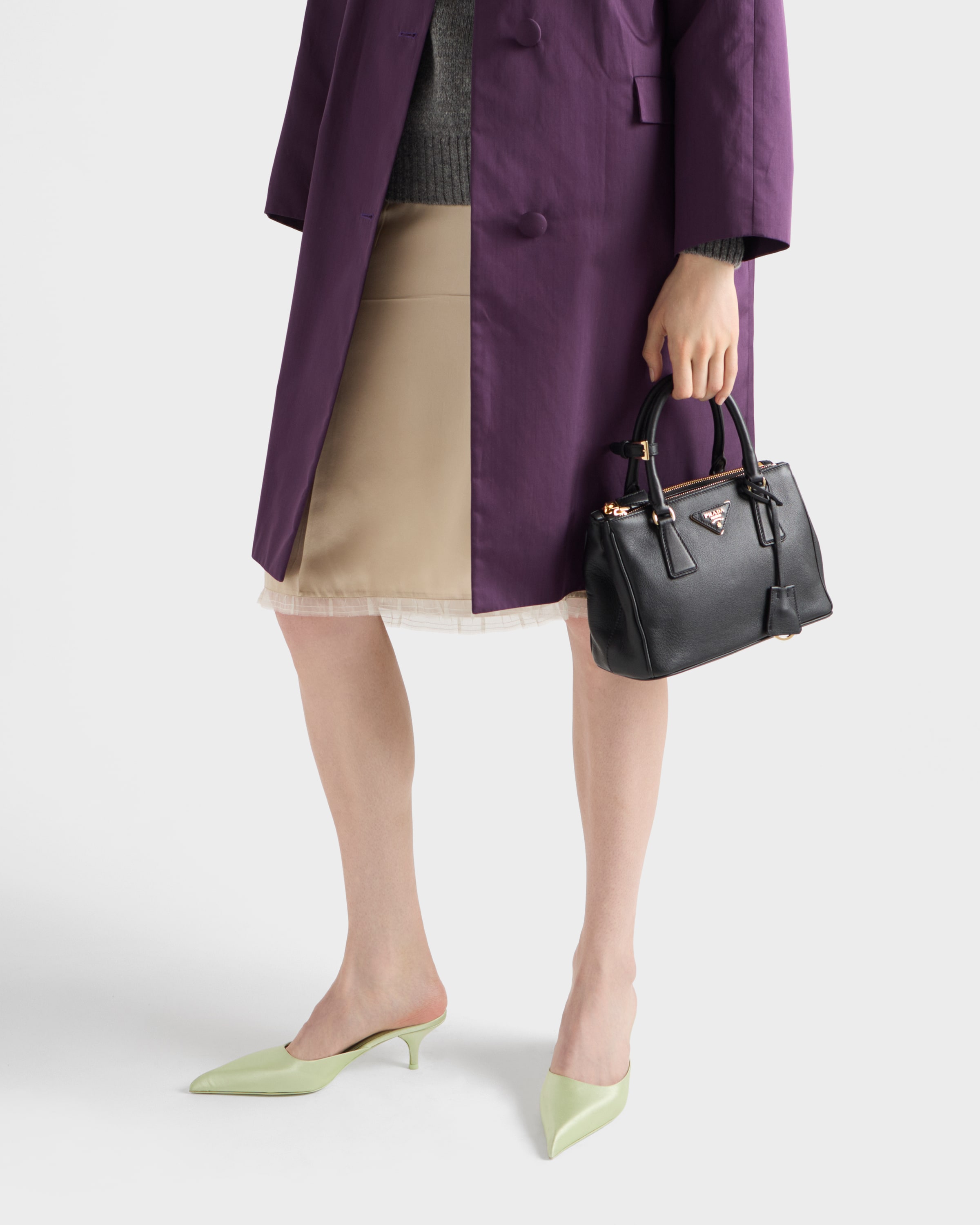 PRADA⭐プラダ⭐サフィアーノ⭐ガリレア⭐レザーハンドバッグ 青 保存袋 ウィメンズ プラダ ガレリア | PRADA