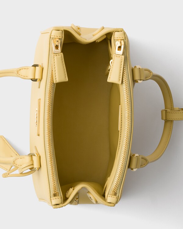 Petit sac Prada Galleria en cuir - Vanille Petit sac Prada Galleria en cuir - Vanille