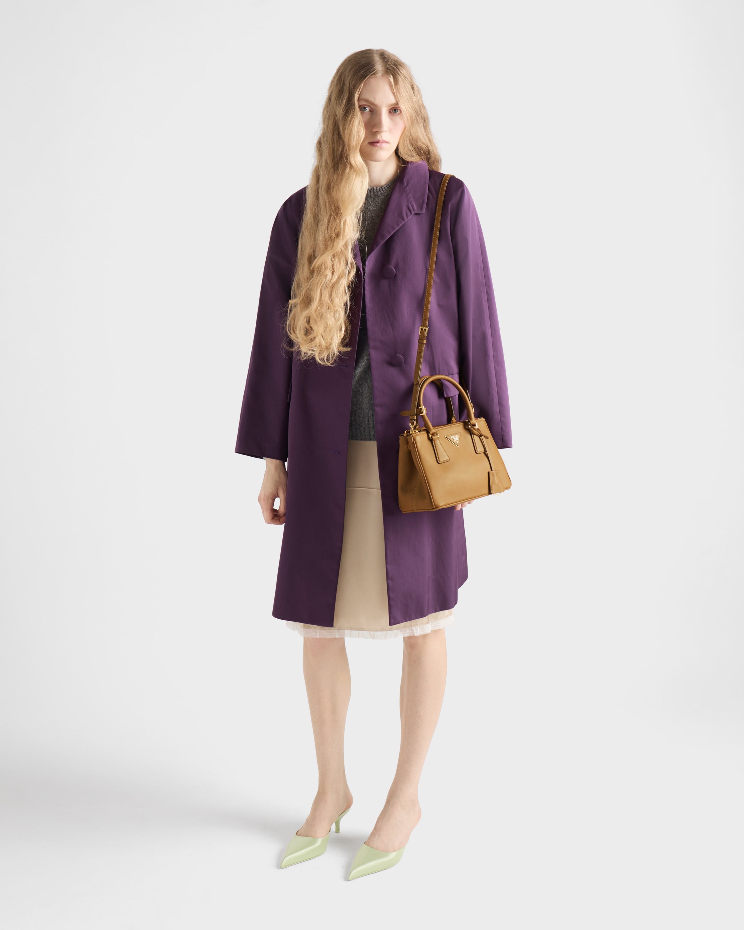 Caramel Prada Galleria Small Leather Bag | PRADA - United States