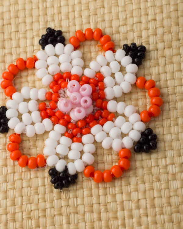 Prada Galleria small canvas and leather embroidered bag - Natural Prada Galleria small canvas and leather embroidered bag - Natural