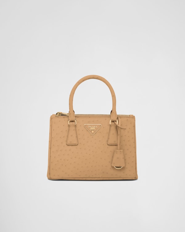 Petit sac Prada Galleria en cuir d’autruche Petit sac Prada Galleria en cuir d’autruche