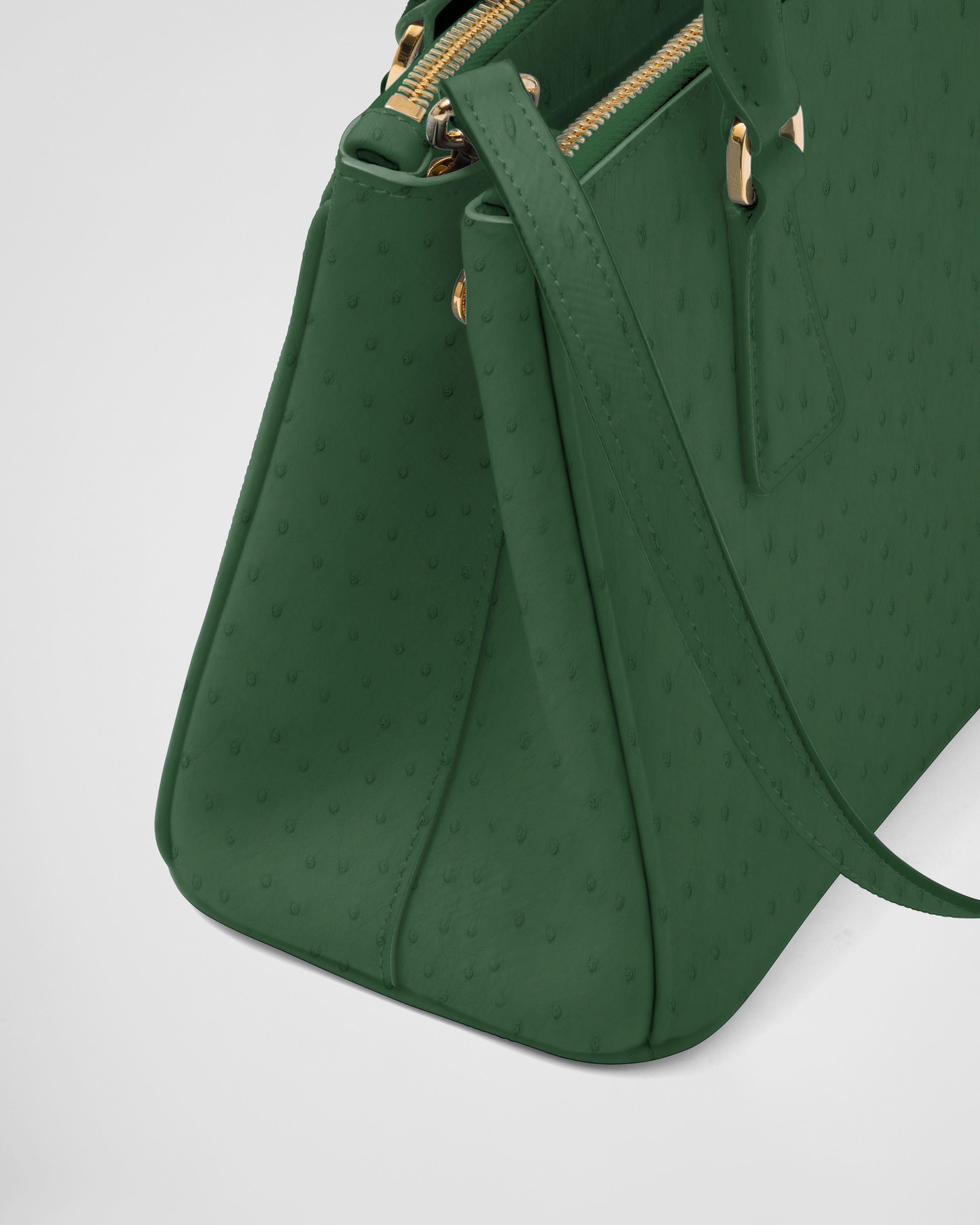 Prada 小號Prada Galleria鴕鳥皮手袋 5