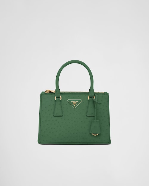 Prada 小號Prada Galleria鴕鳥皮手袋 1