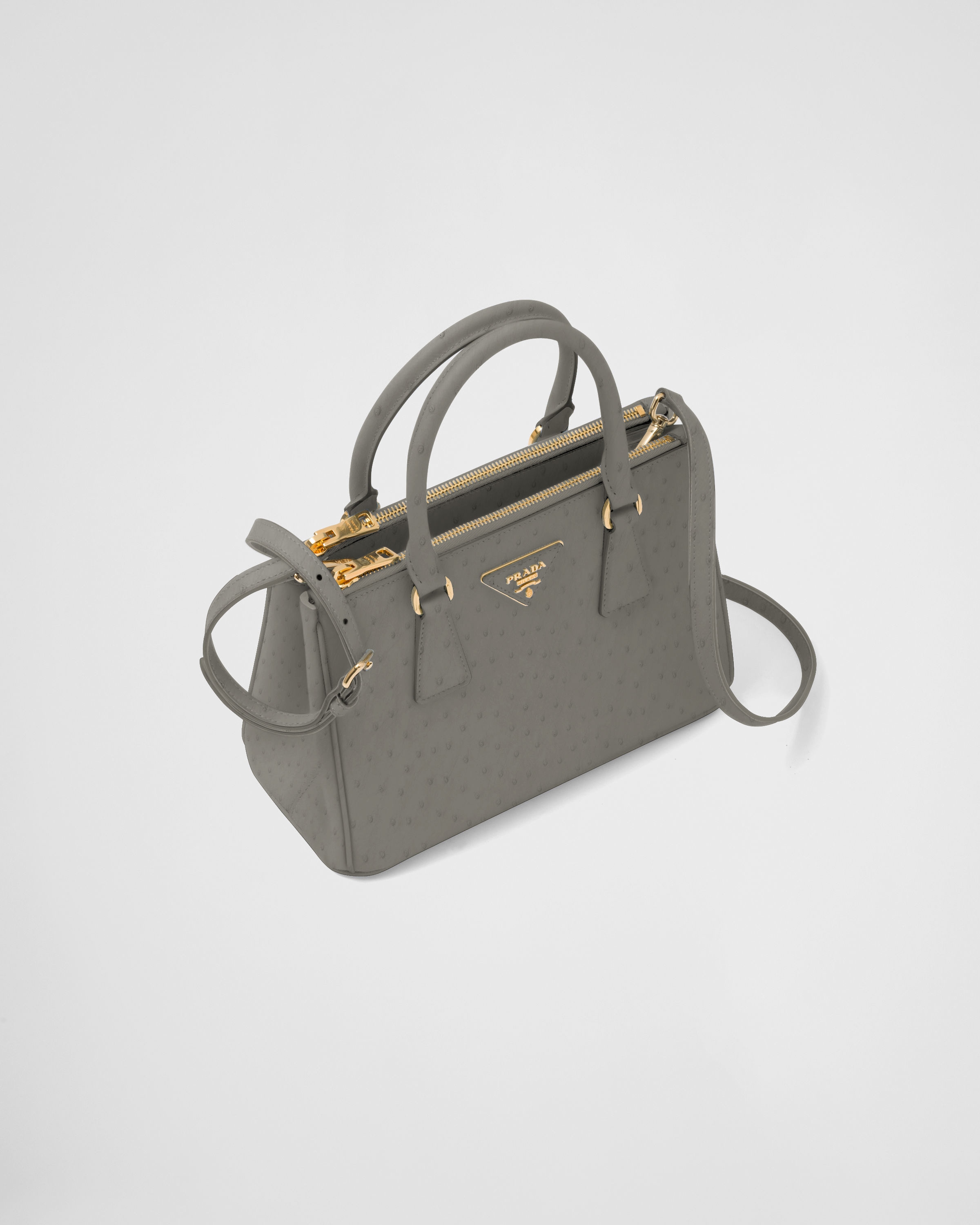 Prada ostrich bag clearance
