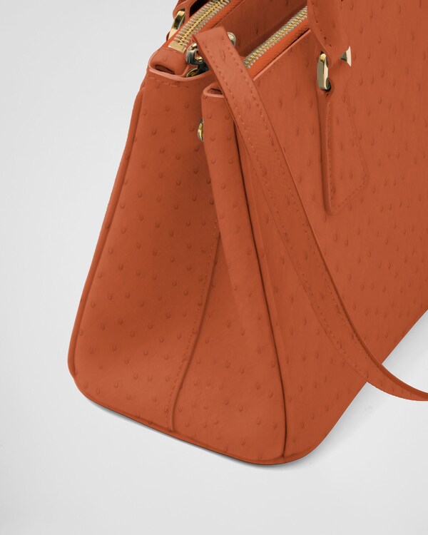 Petit sac Prada Galleria en cuir d’autruche Petit sac Prada Galleria en cuir d’autruche