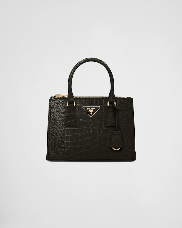 Prada Galleria small crocodile leather bag Prada Galleria small crocodile leather bag