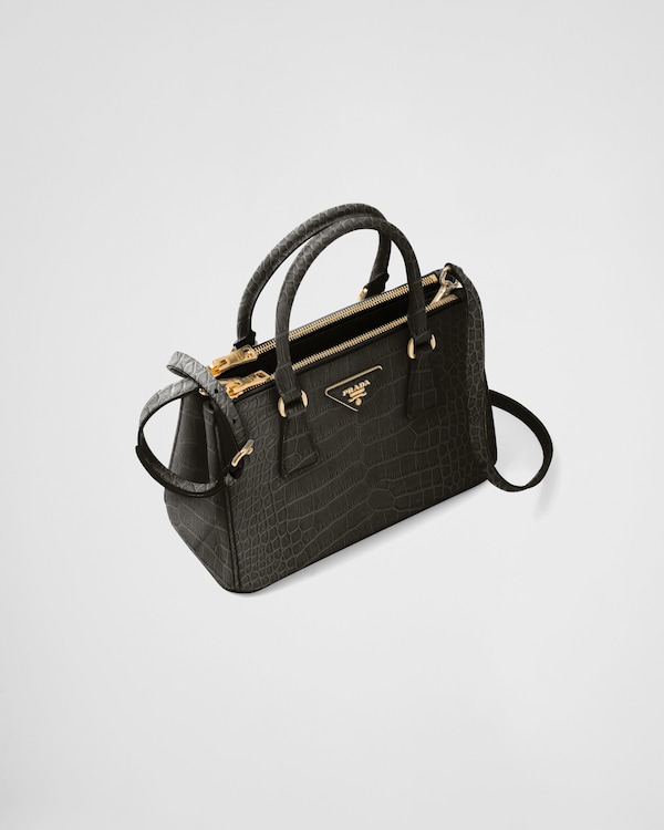 Prada Galleria small crocodile leather bag Prada Galleria small crocodile leather bag