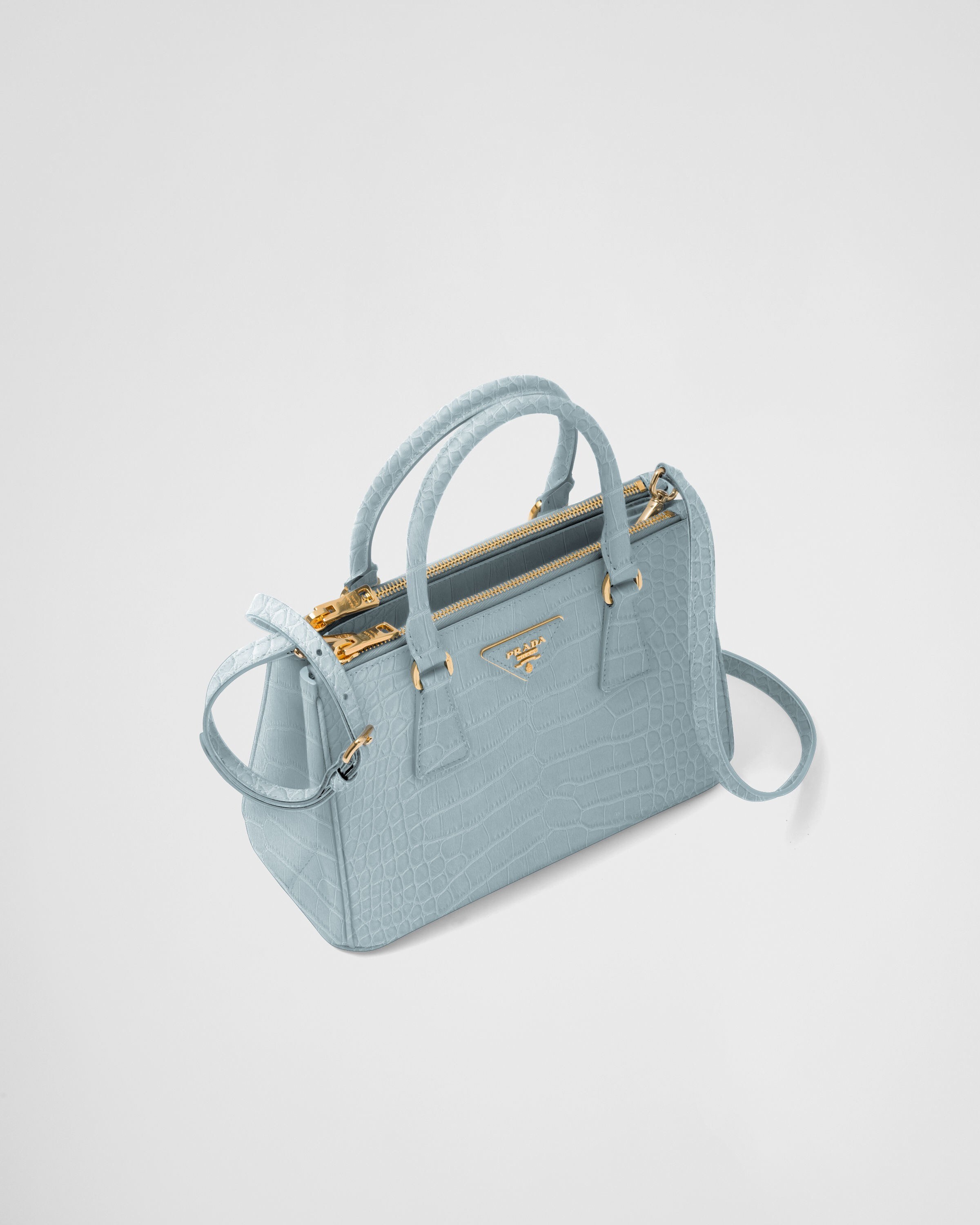 Prada bag light blue on sale