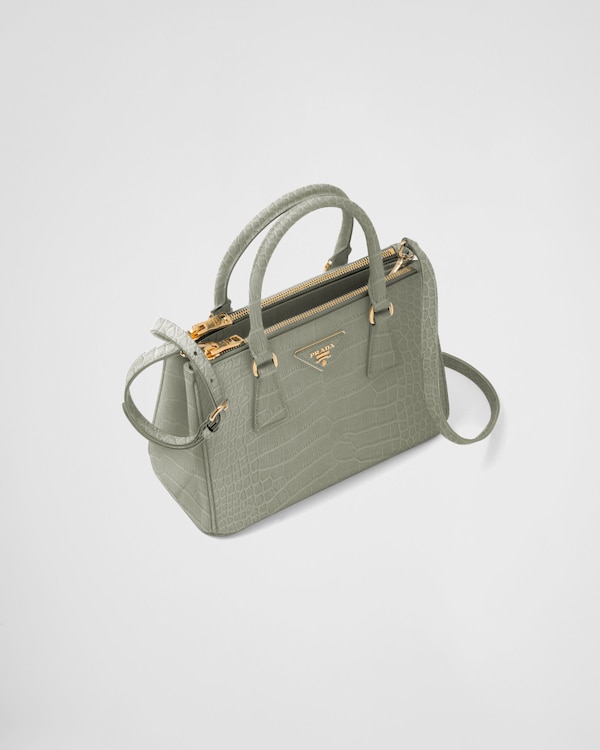 Petit sac Prada Galleria en cuir de crocodile Petit sac Prada Galleria en cuir de crocodile