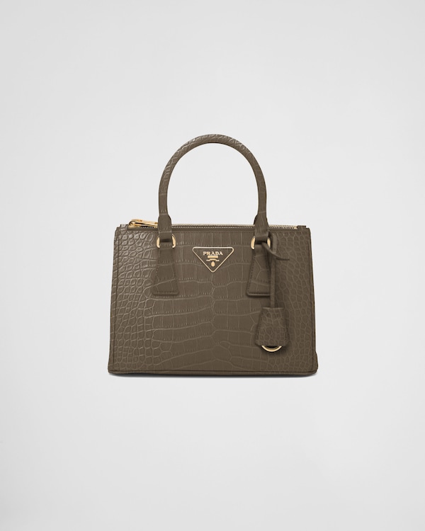 Prada Galleria small crocodile leather bag Prada Galleria small crocodile leather bag