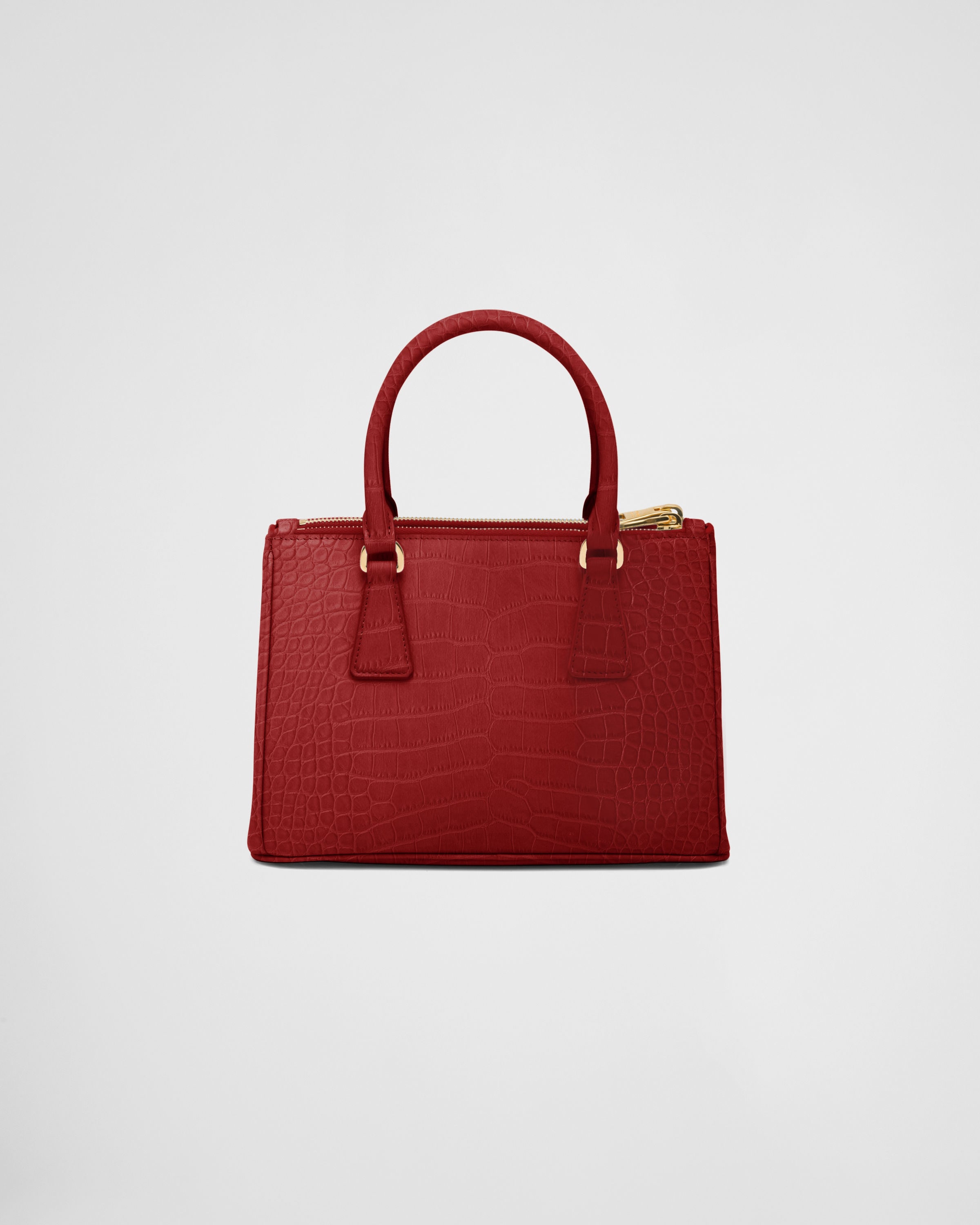 Prada red crocodile bag hotsell