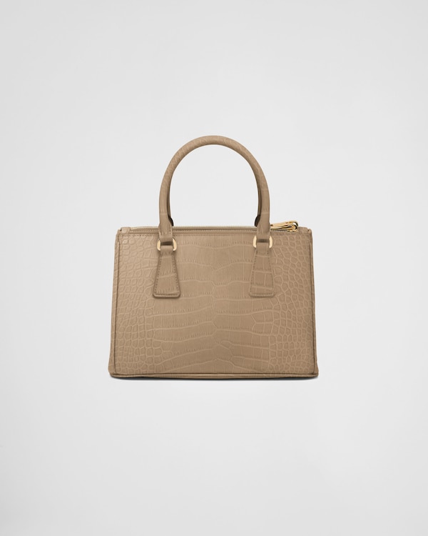 Kleine Prada Galleria Tasche aus Krokodilleder Kleine Prada Galleria Tasche aus Krokodilleder