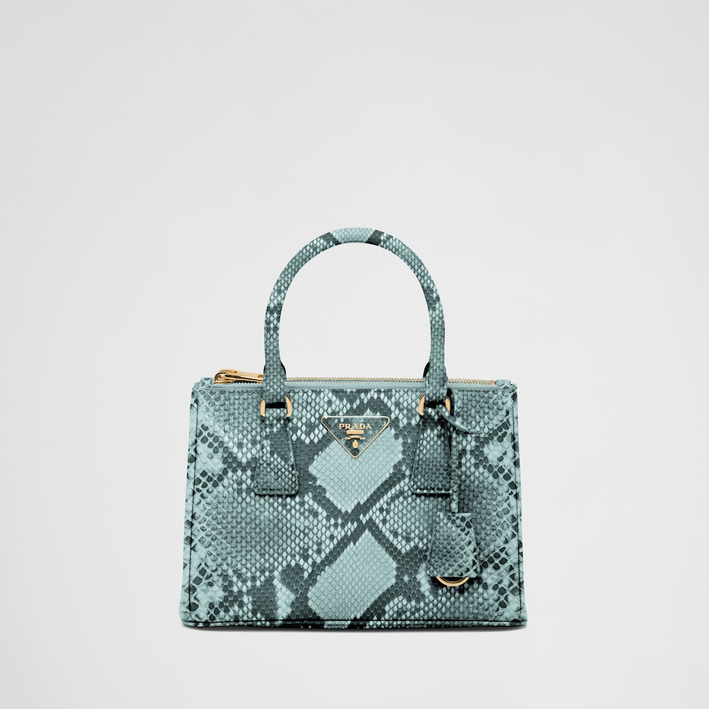 Prada Prada Galleria 小号蟒蛇皮手袋 1