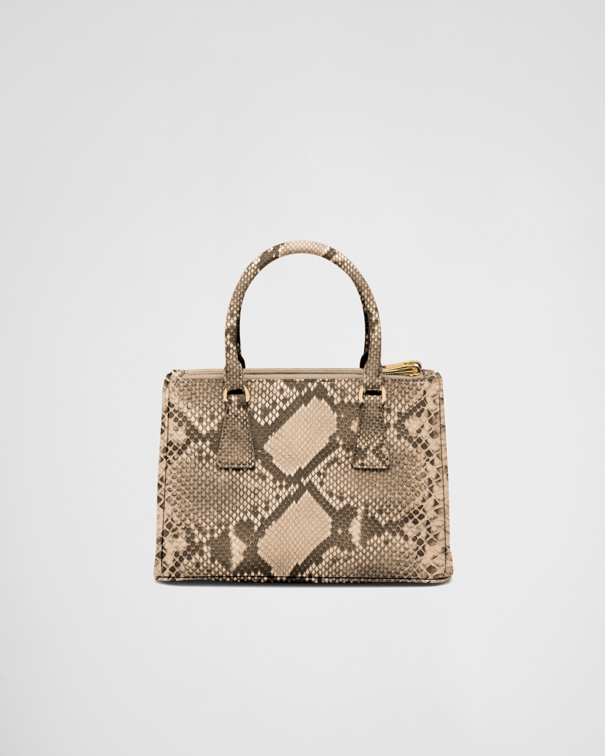 Water Lily Small Prada Galleria python leather bag | PRADA