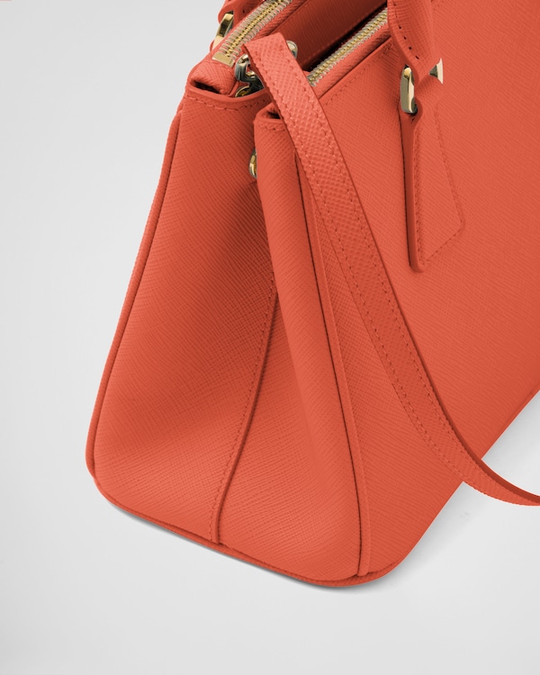 プラダ ガレリア サフィアーノレザー スモールバッグ - オレンジ プラダ ガレリア サフィアーノレザー スモールバッグ - オレンジ