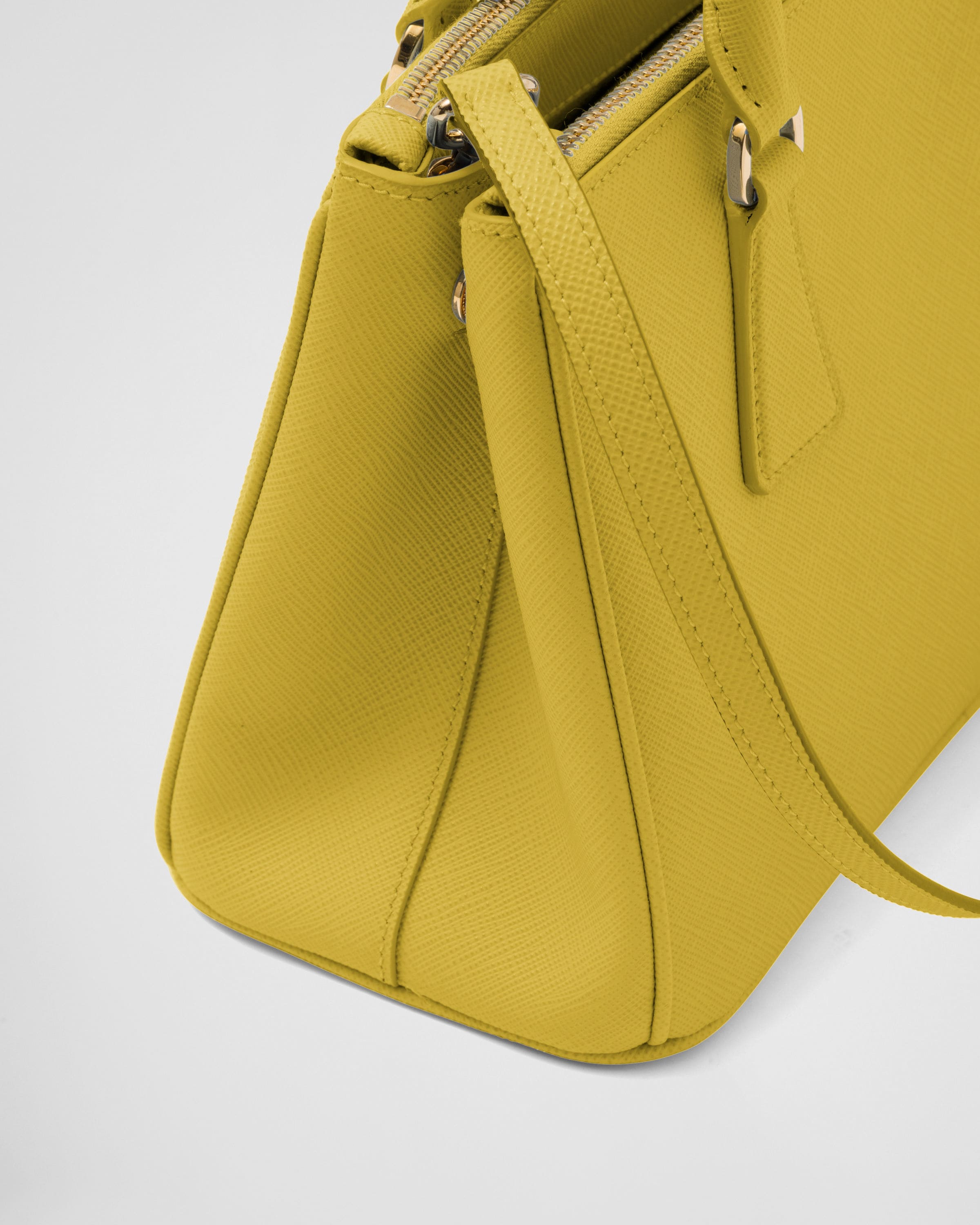 Sunny Yellow Prada Galleria Saffiano Leather Mini Bag