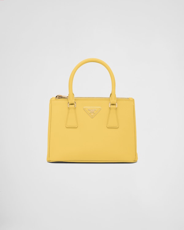 Prada Galleria small Saffiano leather bag - Sunny Yellow Prada Galleria small Saffiano leather bag - Sunny Yellow
