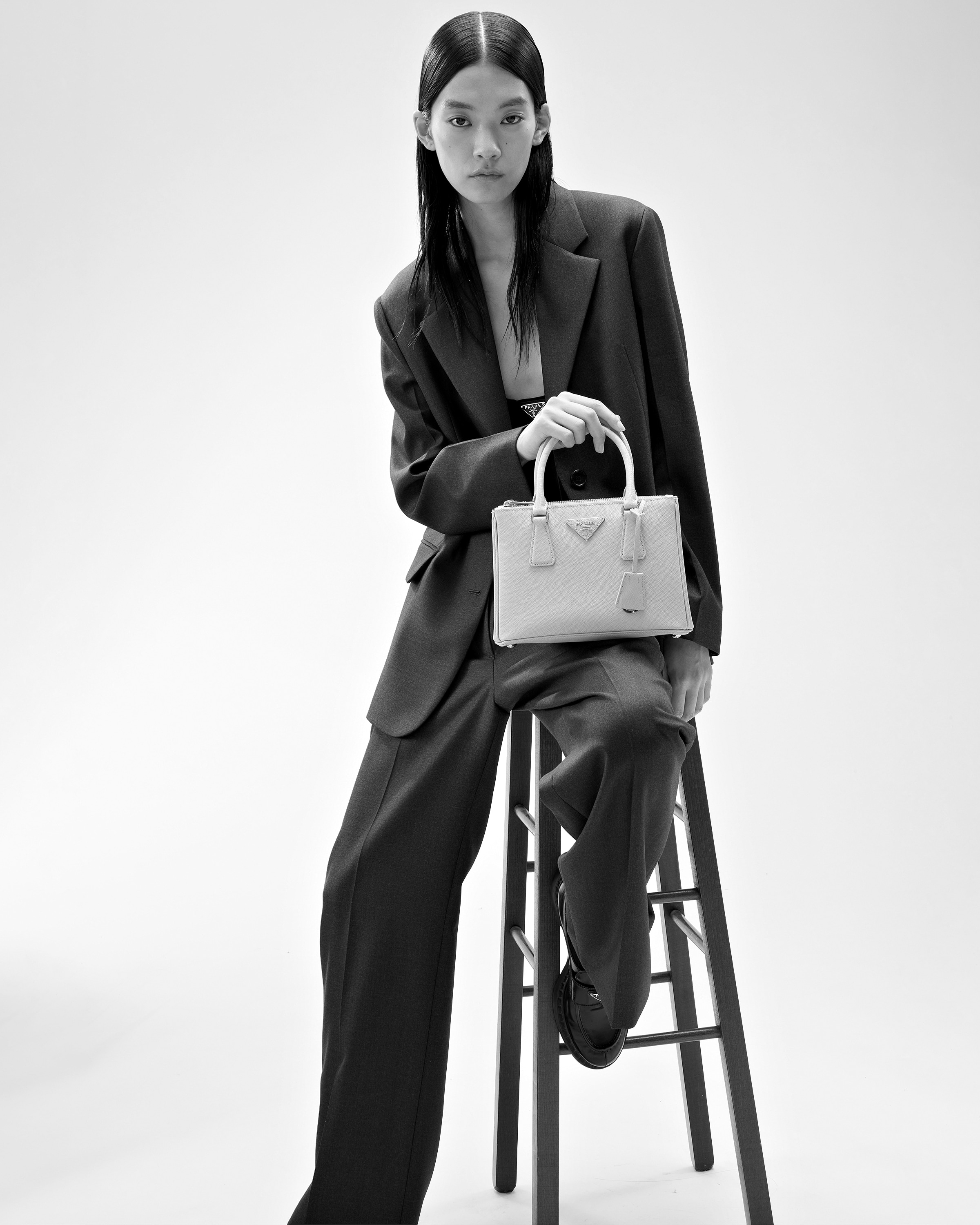 Prada 小號Prada Galleria Saffiano皮革手袋 7