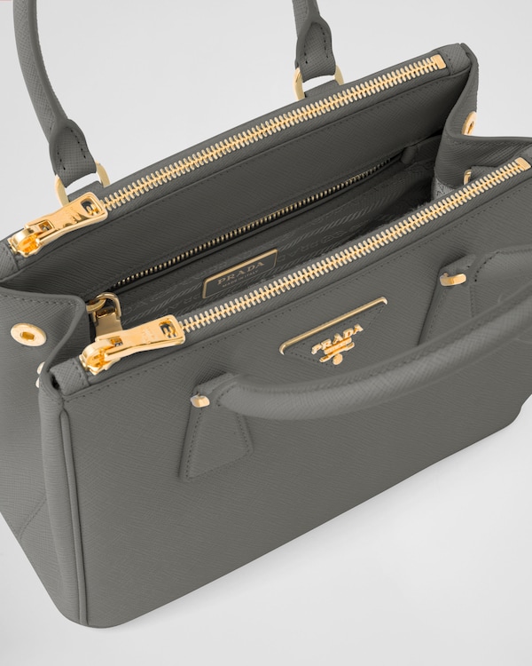Prada Galleria small Saffiano leather bag - Slate Gray Prada Galleria small Saffiano leather bag - Slate Gray