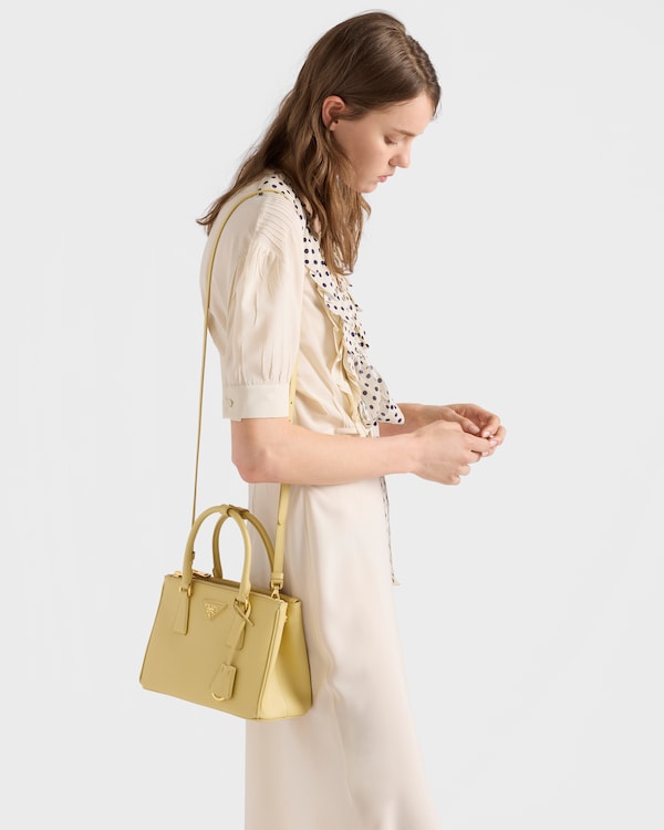 Prada Galleria small Saffiano leather bag - Vanilla Prada Galleria small Saffiano leather bag - Vanilla
