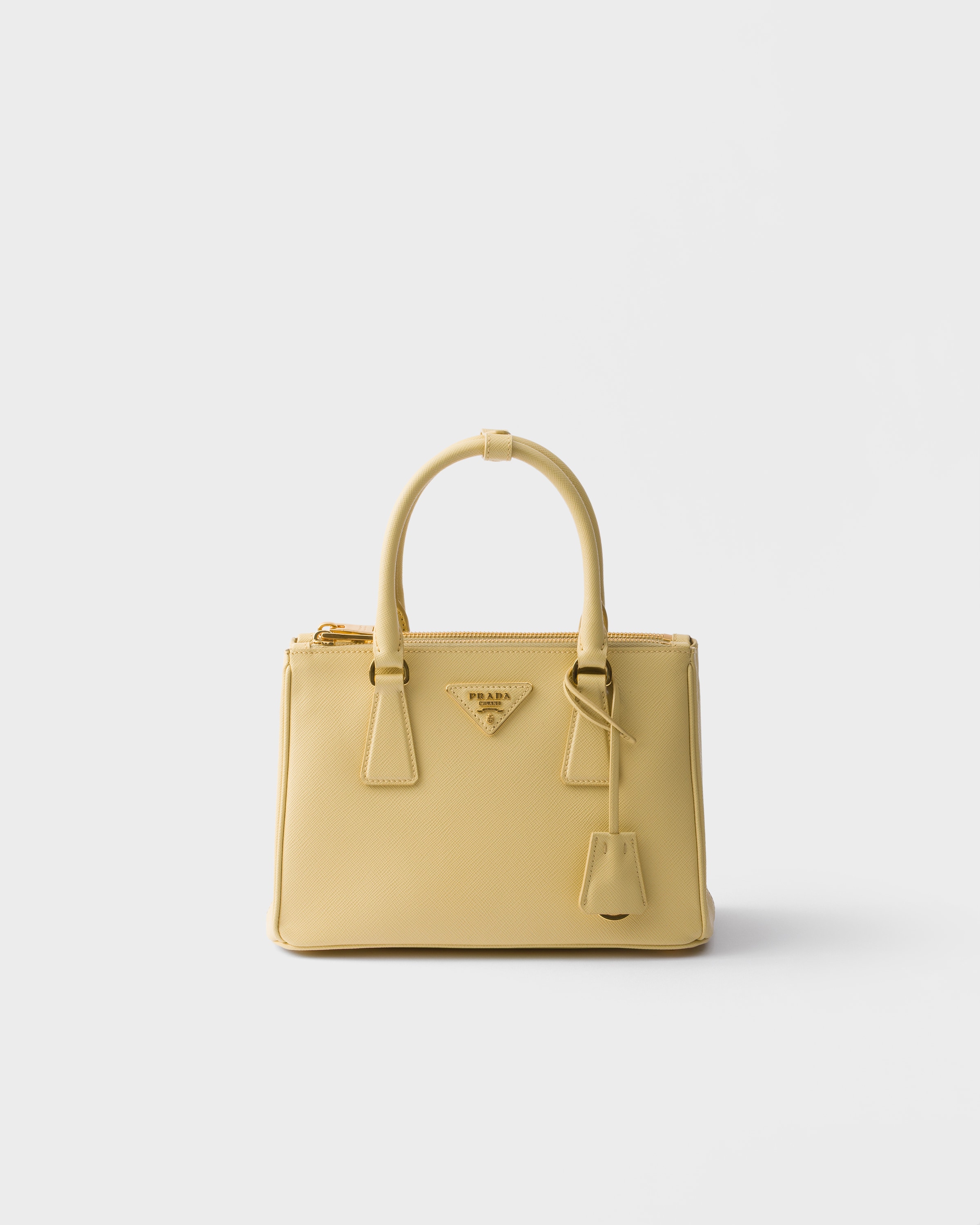 Vanilla Prada Galleria small Saffiano leather bag | PRADA - United