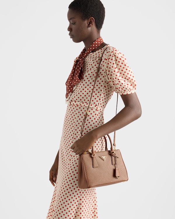 Prada Galleria small Saffiano leather bag - Cognac Prada Galleria small Saffiano leather bag - Cognac