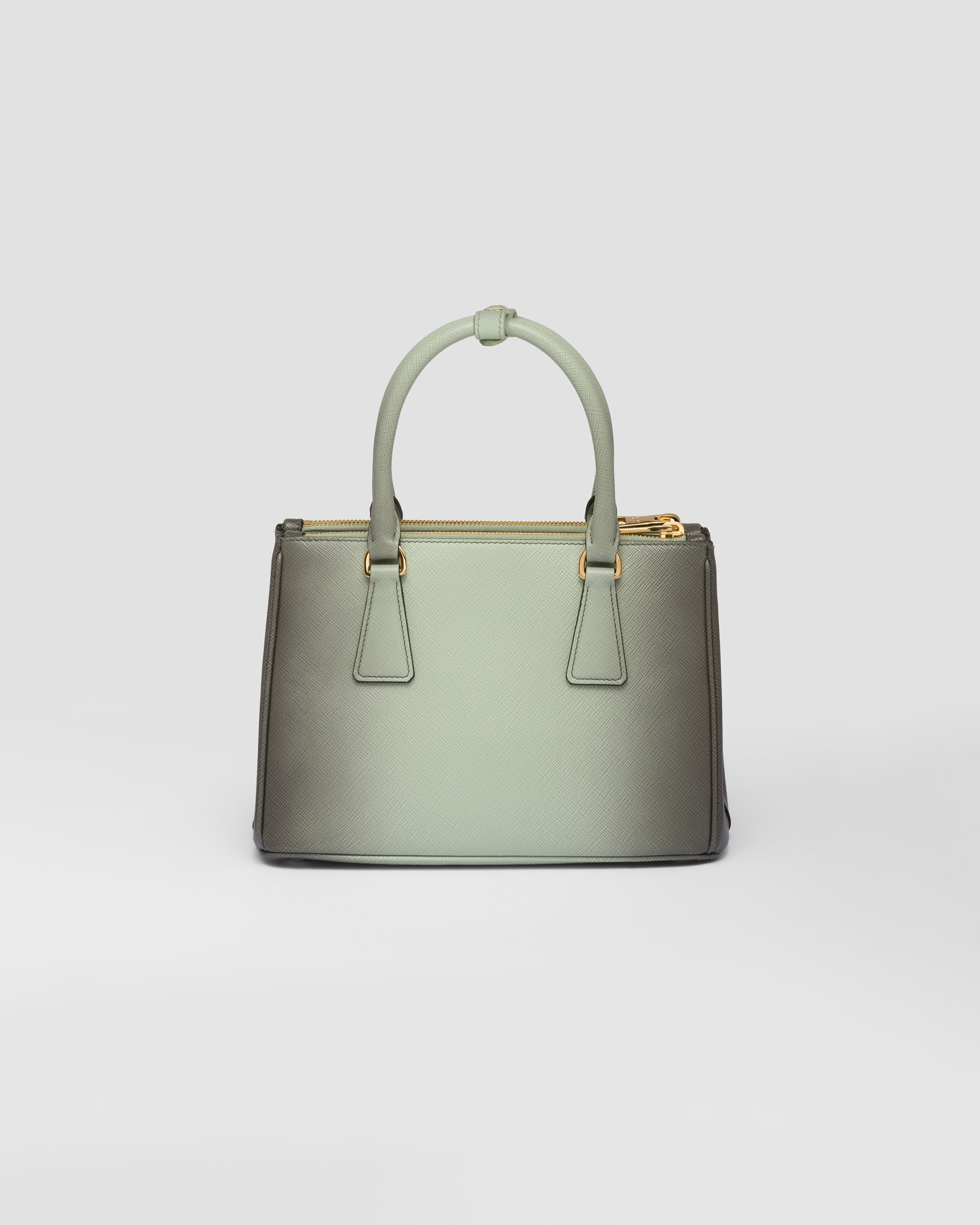 Gradient Aqua Small Prada Galleria Ombr Saffiano Leather Bag
