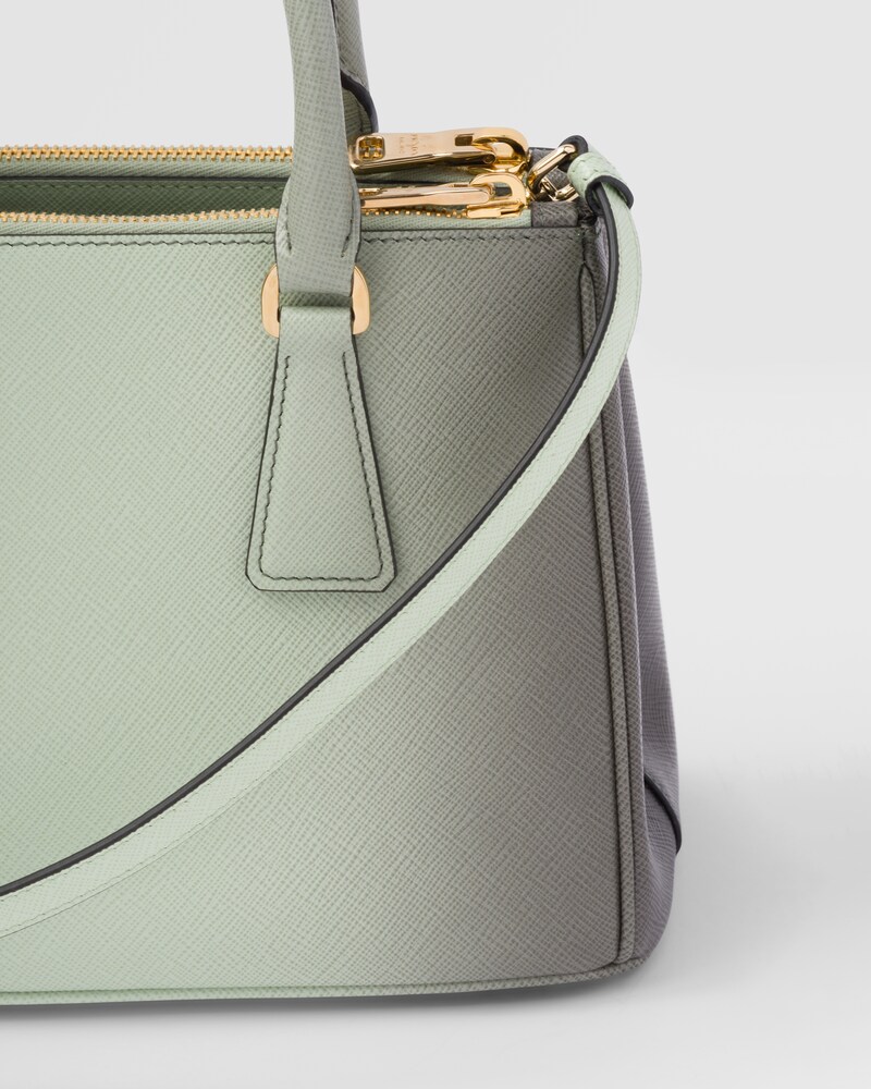Gradient Aqua Small Prada Galleria Ombré Saffiano Leather Bag PRADA