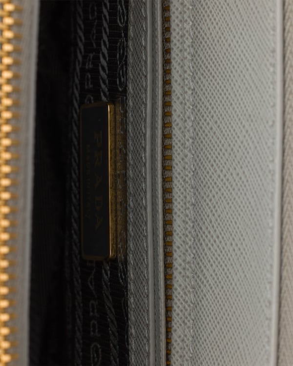 Prada Galleria small Saffiano leather bag - Cloudy Gray Prada Galleria small Saffiano leather bag - Cloudy Gray