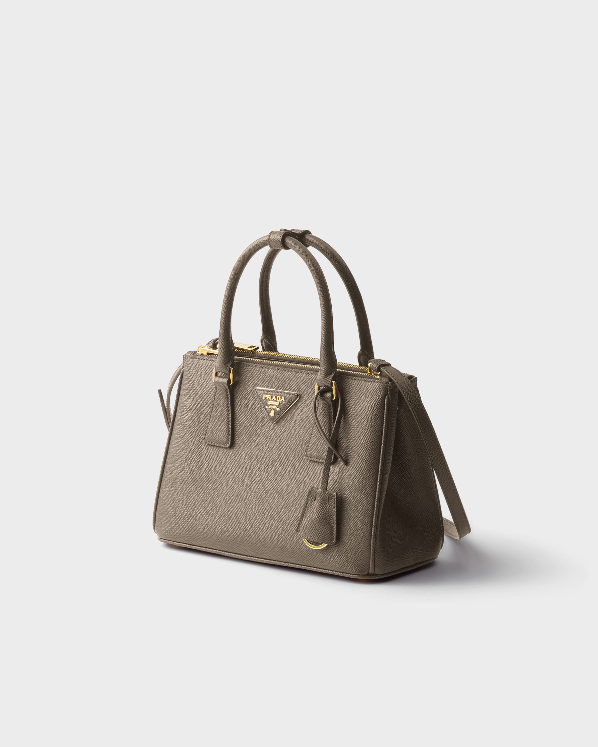 サンド プラダ ガレリア サフィアーノレザー スモールバッグ | PRADA