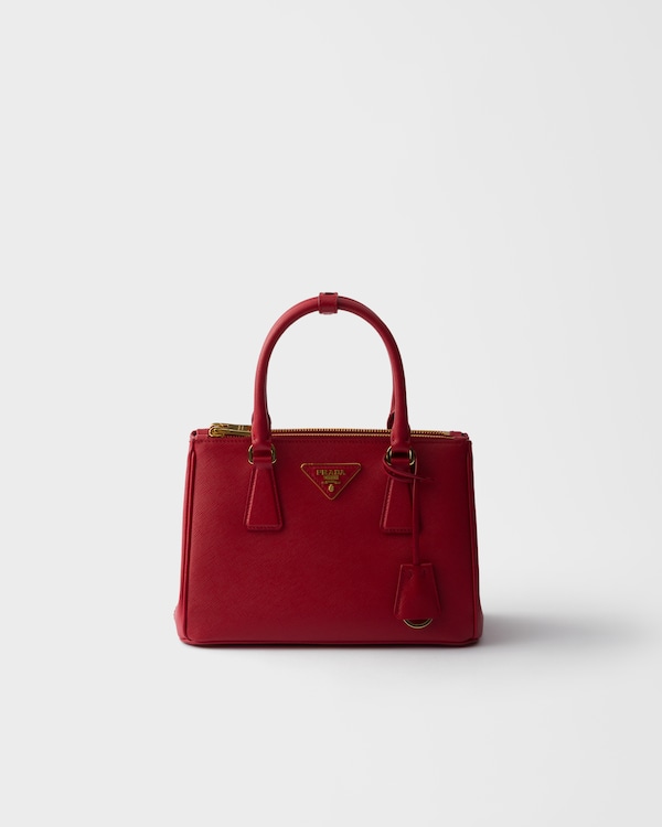 Petit sac Prada Galleria en cuir Saffiano - Rouge Vif Petit sac Prada Galleria en cuir Saffiano - Rouge Vif