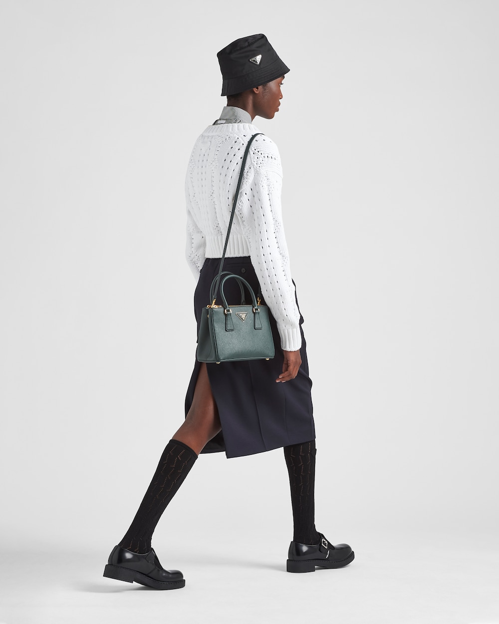 Prada galleria small saffiano leather bag