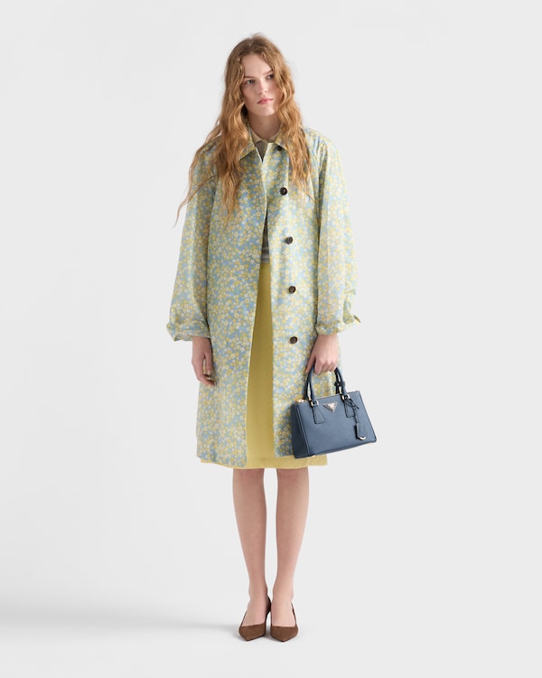 Bolsa Prada Galleria pequena couro Saffiano - Azul Aviação Bolsa Prada Galleria pequena couro Saffiano - Azul Aviação