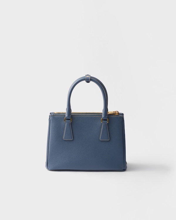 Bolso pequeño Prada Galleria de piel Saffiano - Azul Aviación Bolso pequeño Prada Galleria de piel Saffiano - Azul Aviación