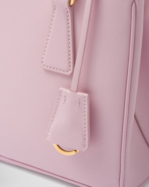 プラダ ガレリア サフィアーノレザー スモールバッグ - ピンク プラダ ガレリア サフィアーノレザー スモールバッグ - ピンク