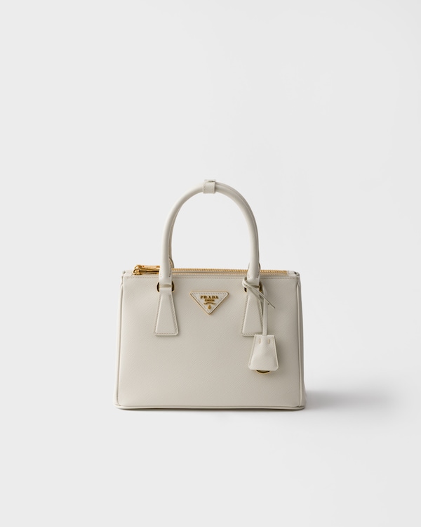 Prada Galleria small Saffiano leather bag - Chalk White Prada Galleria small Saffiano leather bag - Chalk White
