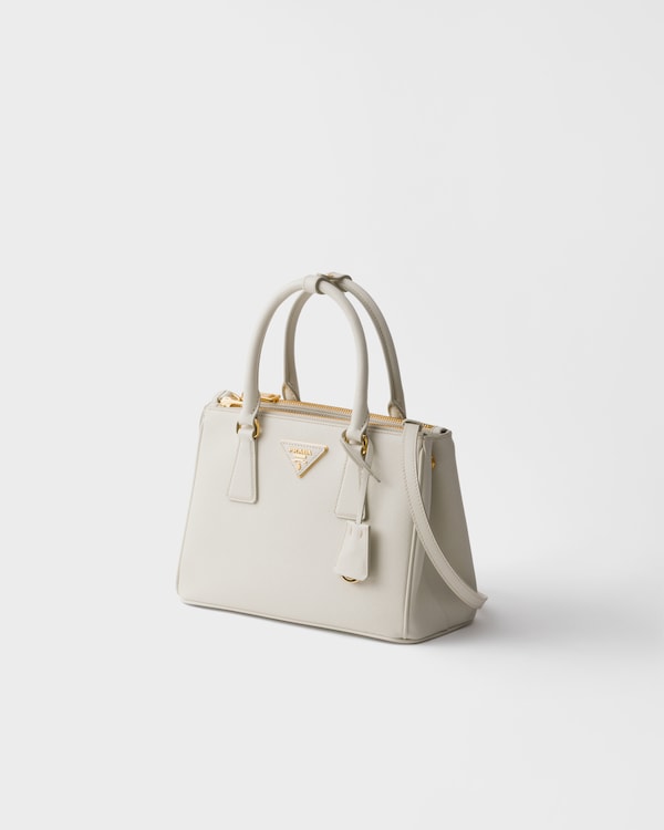 Prada Galleria small Saffiano leather bag - Chalk White Prada Galleria small Saffiano leather bag - Chalk White