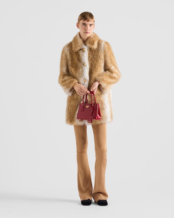 プラダ ガレリア パテントレザー ミニバッグ - レッド プラダ ガレリア パテントレザー ミニバッグ - レッド