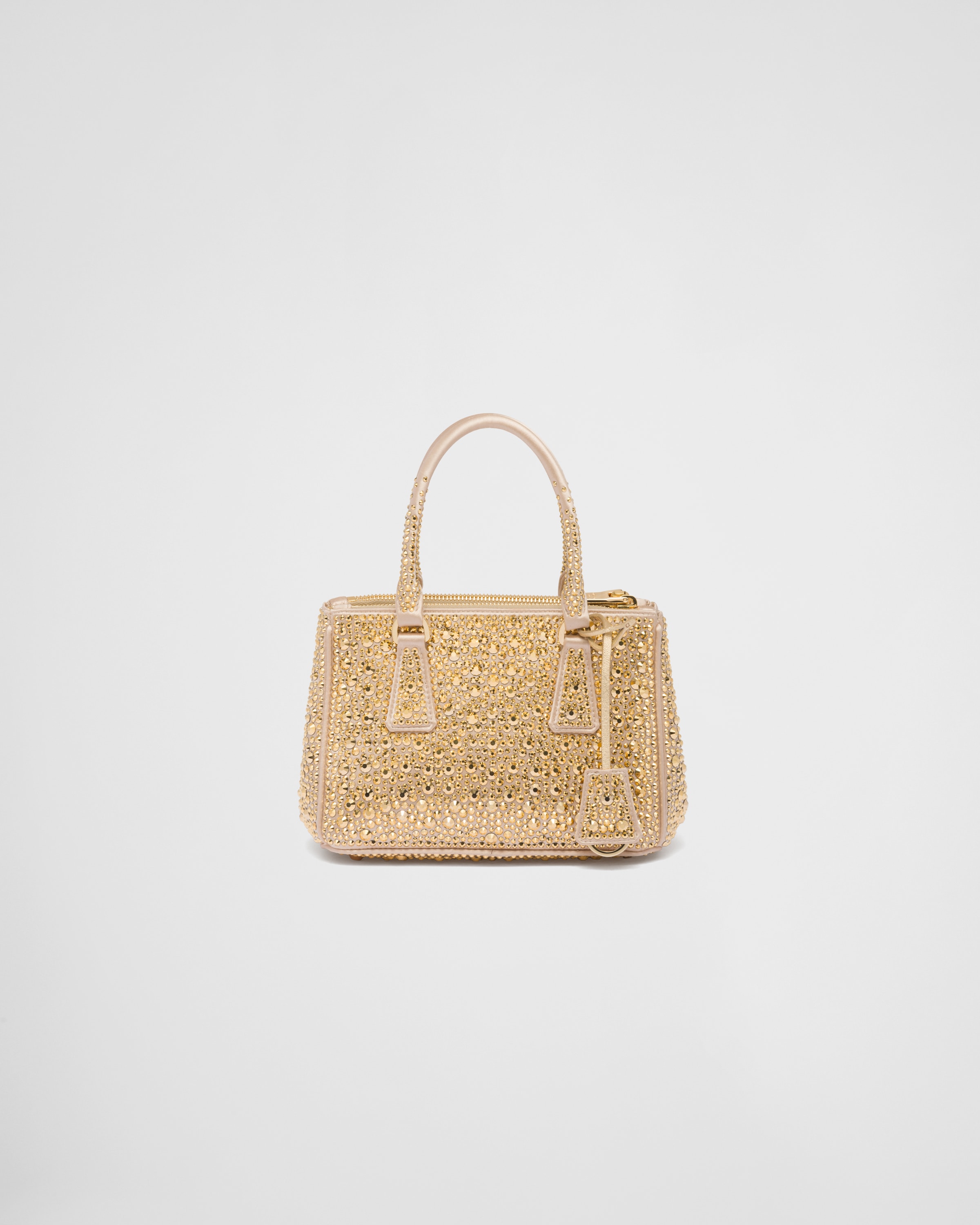 Prada Prada Galleria satin mini\u002Dbag with crystals 4