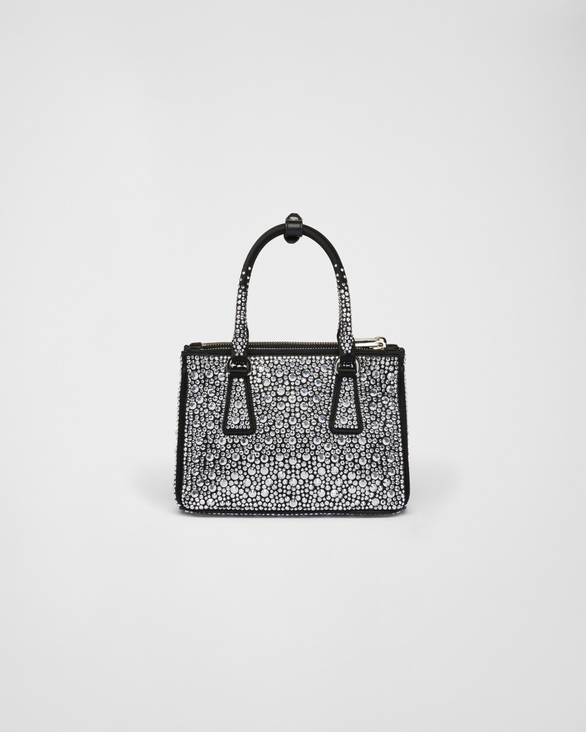 Vintage Prada Plexiglas Framed Crystal Kiss Lock Bag