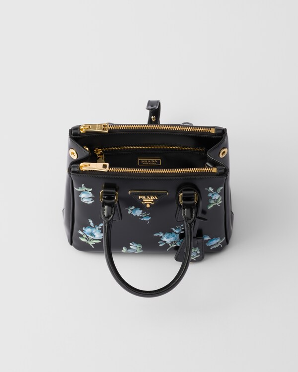 Prada Galleria mini printed brushed leather bag Prada Galleria mini printed brushed leather bag