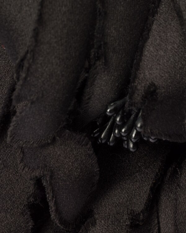 새틴 및 페이턴트 가죽 프라다 갤러리아 미니백 - 블랙 새틴 및 페이턴트 가죽 프라다 갤러리아 미니백 - 블랙