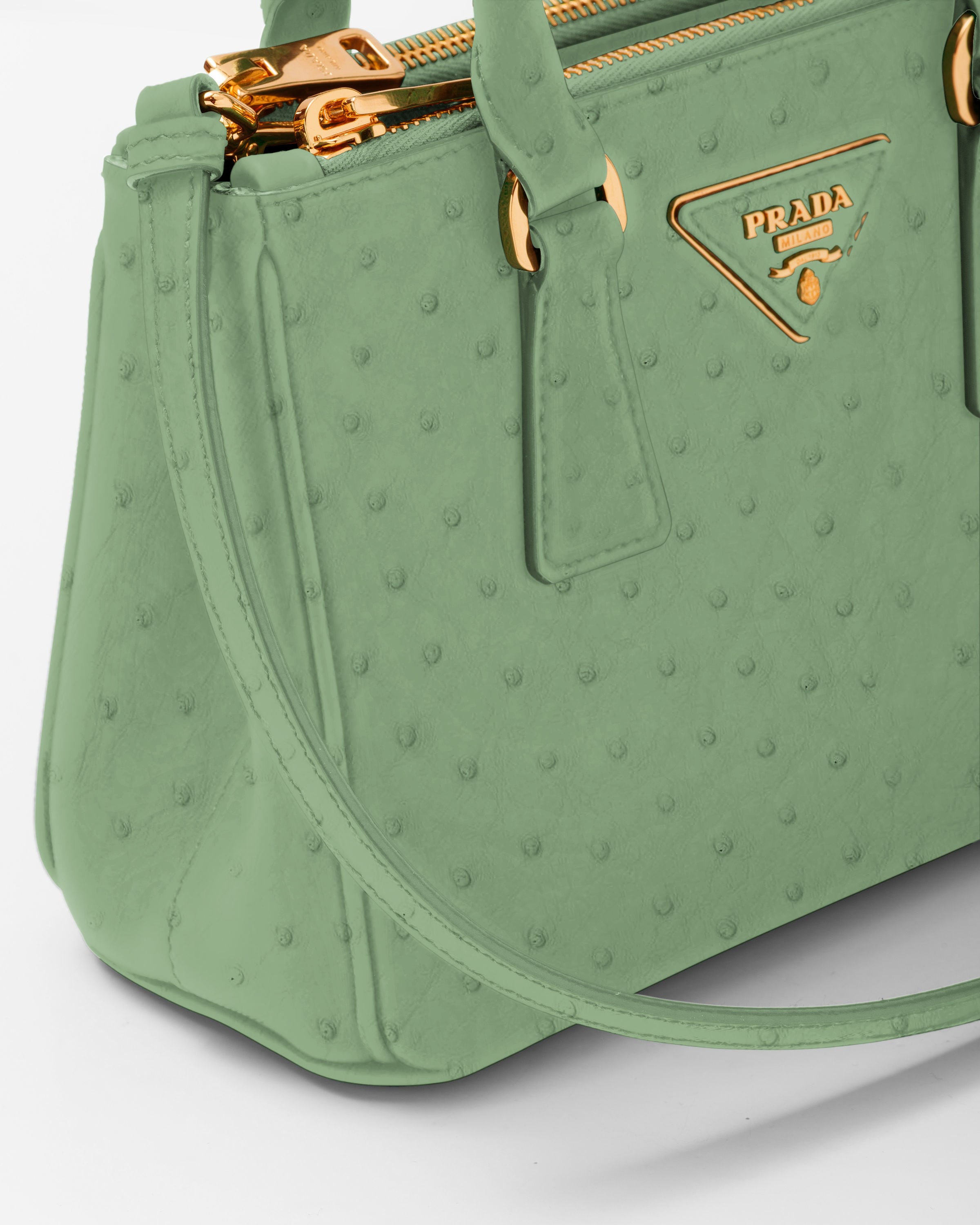 Prada ostrich bag outlet