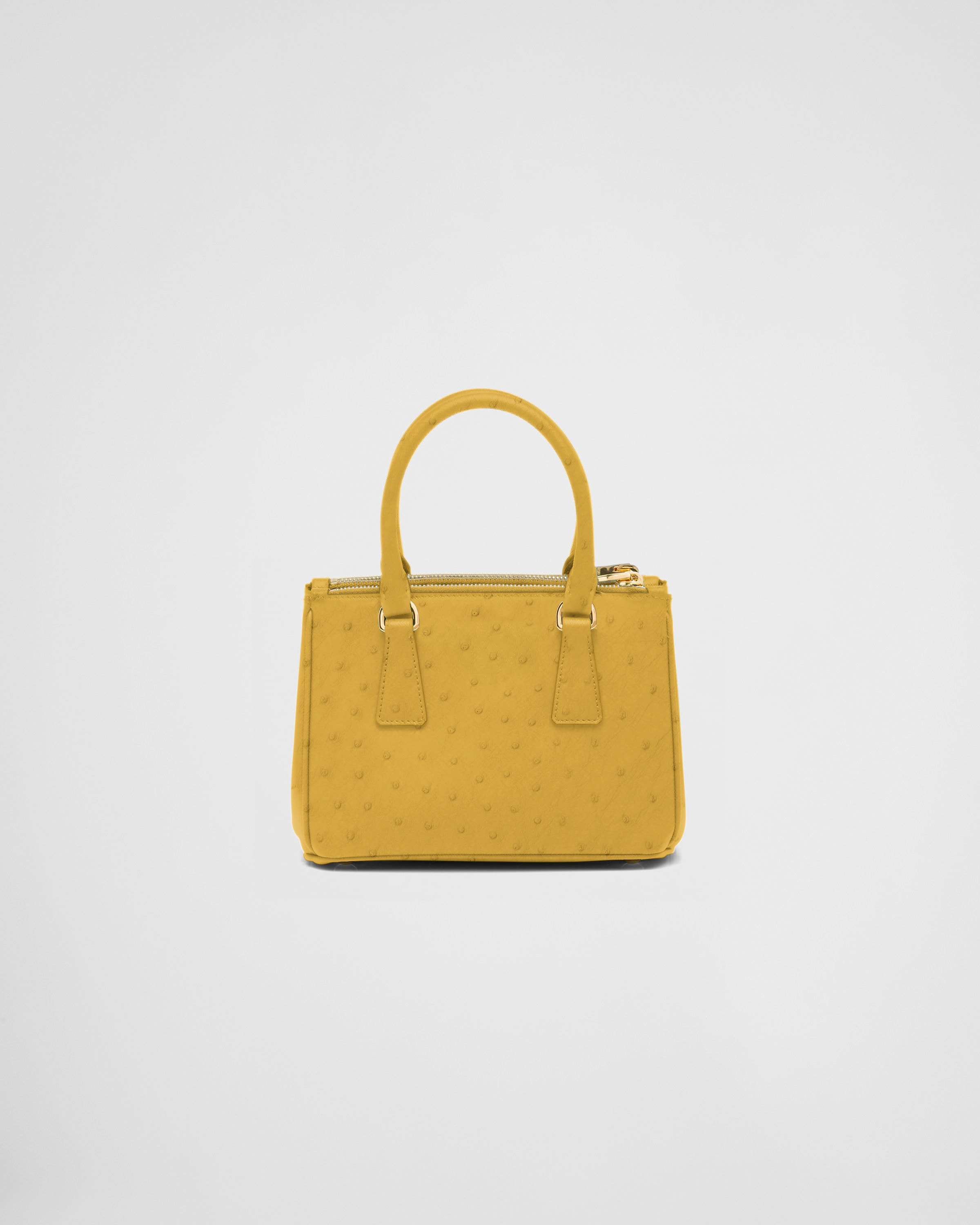 Prada Prada Galleria 鸵鸟皮迷你手袋 3