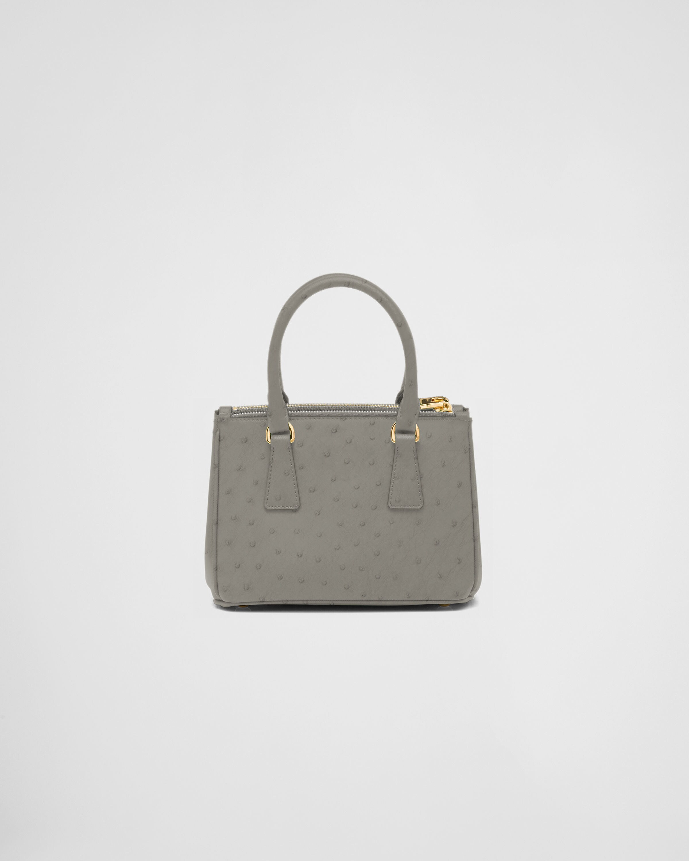 Prada Prada Galleria鴕鳥皮迷你手袋 3