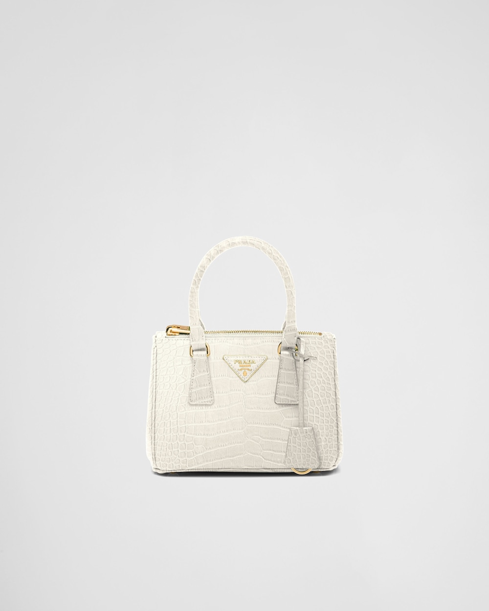 Prada Galleria Mini Crocodile Leather Bag