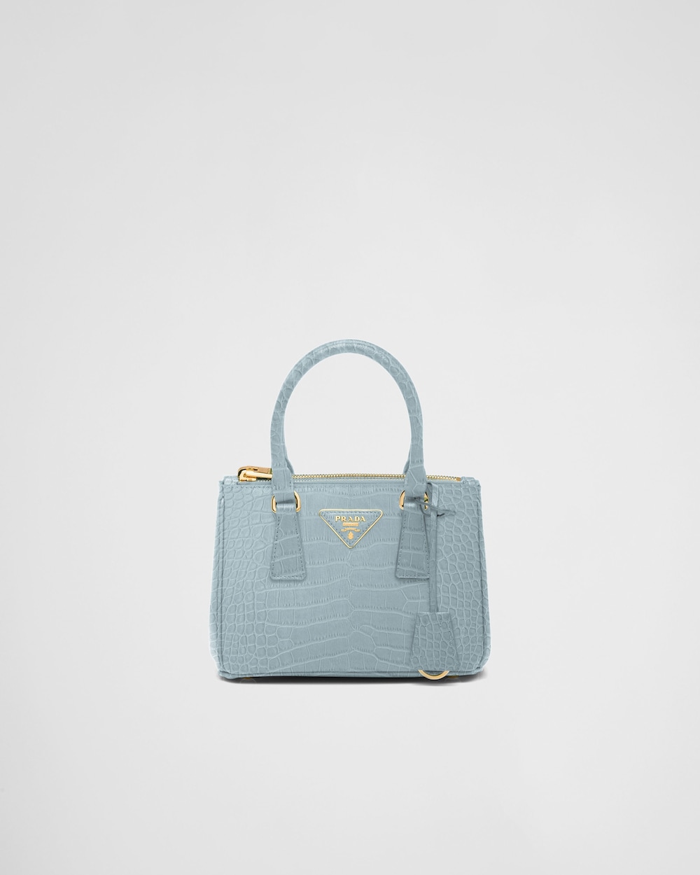 Prada Galleria Mini Crocodile Leather Bag