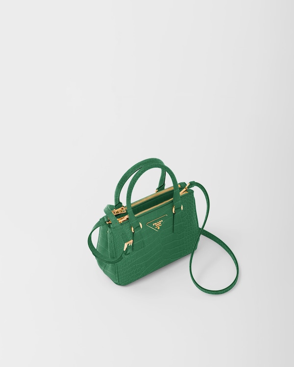 Minibolso Prada Galleria de piel de cocodrilo Minibolso Prada Galleria de piel de cocodrilo