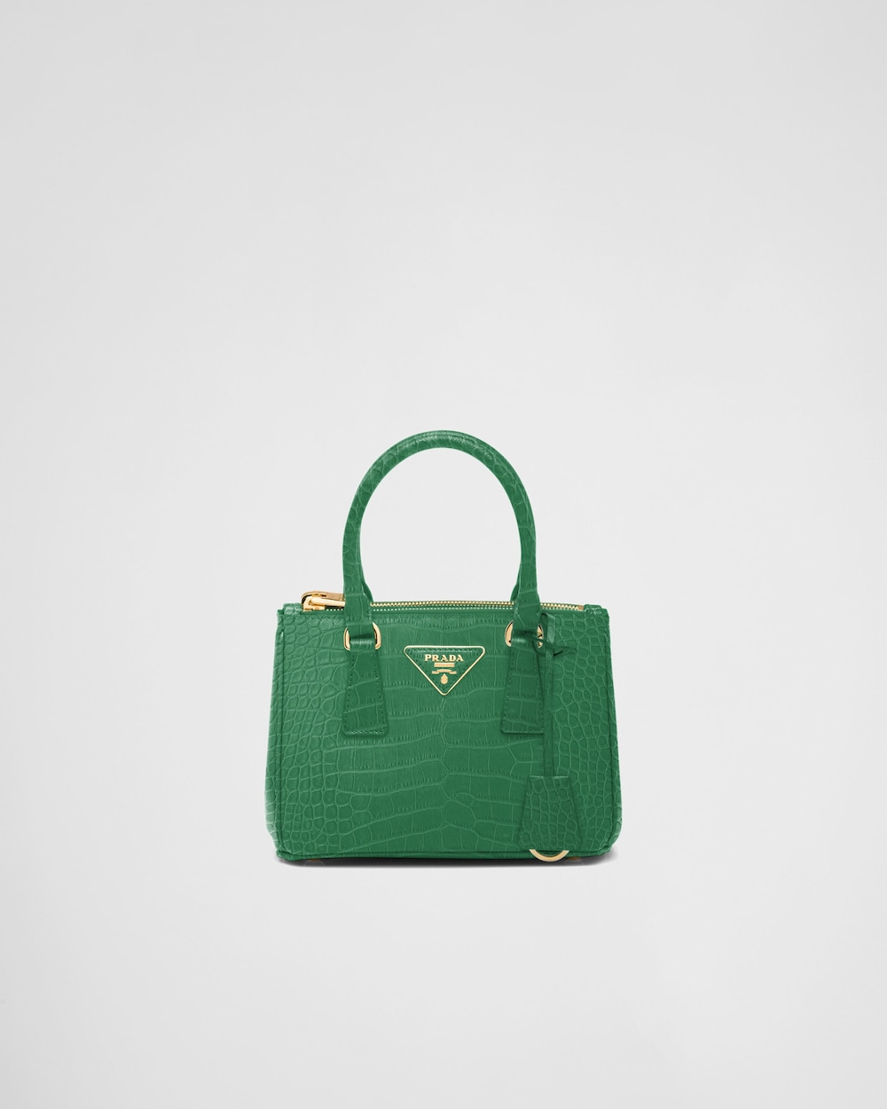 Prada Galleria Mini Crocodile Leather Bag